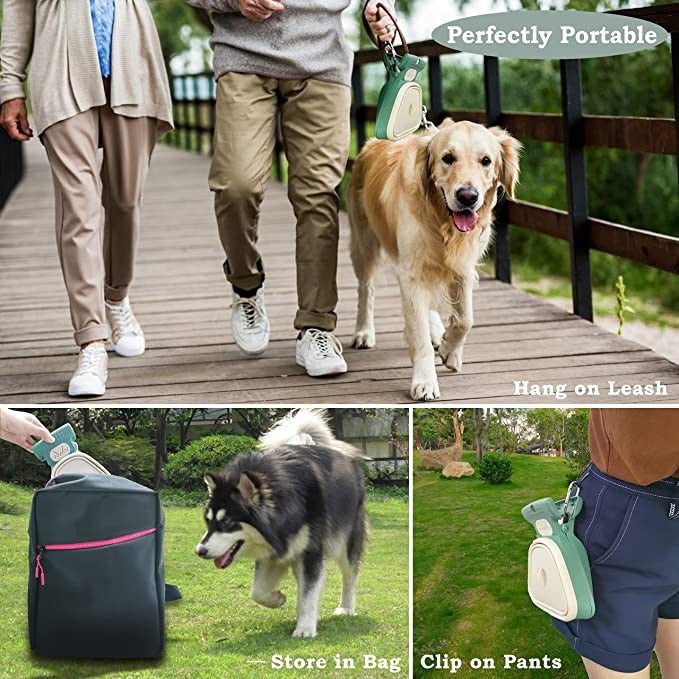 Portable Pet Pooper Scooper with Poop Bag Outdoor Cleaner Waste Pick Up Dispenser Fot Puppy Dog Faeces Faeces Garbage Bag Holder