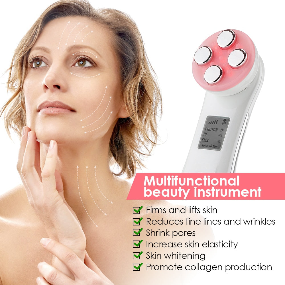 Frequency Facial Beauty + Blackhead Remover + Ultrasoic Skin Scrubber
