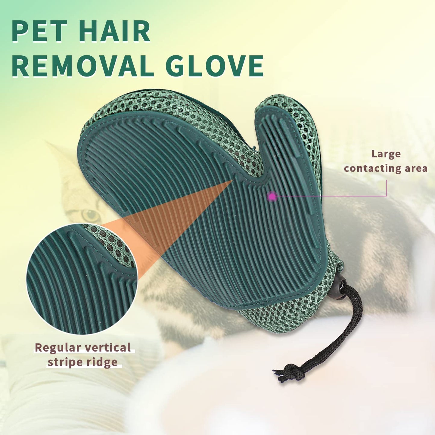 2 in 1 Pet Fur Remover Glove
